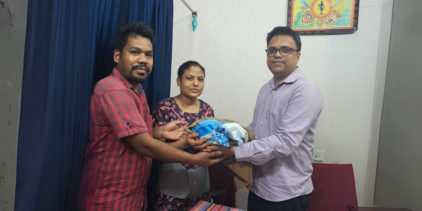 Clean and modern reception area